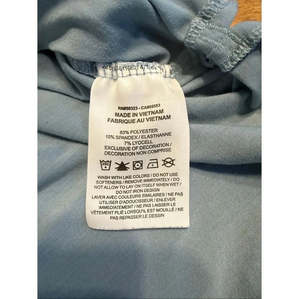 Nike Women's Dri-Fit Swoosh Logo Running Athletic Tank Top Periwinkle Large